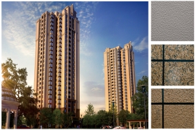 重慶-東方新天地——真石漆、彈性拉毛、仿花崗巖石漆